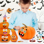 BainGsek_26_Pack_Halloween_Decoration_Stickers,_56_Fun_and_Classic_Pumpkin_Face_Stickers,_Pumpkin_Painting_Craft_Kit,_Halloween_Party_Gift_to_Kids_Decorations_to_Make_Jack_O_Lantern_Face_Decal