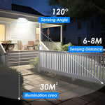 368_LED_Solar_Lights_Outdoor_Motion_Sensor,_Solar_Fence_With_3_Lighting_Modes,_Powered_Security_Waterproof_for_Outside_Yard_Wall_Garden_Backyard_Garage