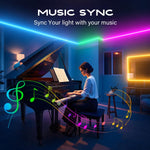 CHARKEE_LED_Lights_25ft/50ft/100ft_USB-Powered,_Music_Sync_RGB_LED_Strip_Lights_for_Bedroom/TV_Backlight/Gaming_Lighting,_Color_Changing_Bluetooth_Led_Lights_IR_Remote&App_Control