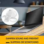 104_Clear_Cabinet_Bumper_Pads_–_Self-Adhesive_Silicone_Buffer_Set_with_4_Shapes_for_Doors,_Drawers_&_Furniture_–_Sound_Dampening_&_Surface_Protection