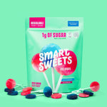 SmartSweets_Lollipops,_3oz,_Blue_Raspberry_&_Watermelon_Flavors,_Hard_Candy_with_Low_Sugar_(1g),_Low_Calorie_(40),_No_Artificial_Sweeteners,_Plant-Based,_Gluten-Free