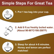 FullChea_-_Mullein_Leaf_Tea_Bags,_20_Teabags,_3g/bag_For_Lungs_-_Non-GMO_-_Caffeine-free_-_Natural_Healthy_Herbal_Tea