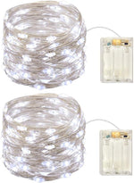 2_Pack_Battery_Operated_Mini_Lights,Indoor_Led_Fairy_Lights_with_Timer_6_Hours_on/18_Hours_off_for_Wedding_Party_Decorations,50_Count_Leds,17_Feet_Silver_Wire(Cold_White)