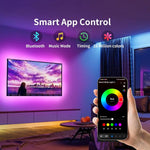 KSIPZE_RGB_LED_Strip_Lights_for_TV_(9.6FT–16.5FT),_Music_Sync_Bluetooth_APP_&_Remote_Control,_USB_Powered_TV_Backlight_for_32