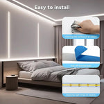 A_5V_USB_LED_Light_Strip,_COB_LED_Strip_Lights,_White_5V_LED_Lights,_Small_LED_Strip_Light,_TV_Lights_for_TV_Under_Cabinet_Kitchen_Living_Room_Shelving_or_Displays_(White/Warm_3.28ft/6.56ft)