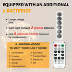 6PCS_Fairy_Lights_Battery_Powered_with_Remote,_7ft_20LEDs_Twinkle_Mini_Lights_with_Timer,_Waterproof_Small_Silver_Wire_Firefly_Starry_for_DIY_Wedding_Party_Christmas