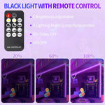 50_Ft/66FT_Black_Light_Strip_&_Remote,_900LEDs,_Dimmable_12V_Flexible_Black_Lights_for_Glow_Party,_Bedroom,_Hallween,_Fluorescent_Tapestry_Poster,_3_Light_Modes,_Non-Waterproof
