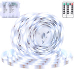 echosari_2_PCS_Strip_Lights_Battery_Operated,_9.8Ft/16.4ft_Strip_Lights_Self-Adhesive_with_Remote_Timer,_Flexible_Cuttable_Light_Strip_for_Bedroom_TV_Boat_Kitchen_Cupboard_Decor_(Cool_White/Warm_White)