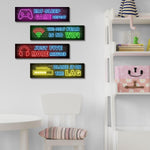 4_Pcs_Printed_Neon_Gaming_Posters,_Teen_Boys_Room_Decorations,_gamer_wall_art_Decor_for_bedroom_Wooden