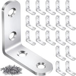 20PCS_L_Bracket_Corner_Brace_Sets,_Stainless_Steel_L_Brackets_for_Wood_Shelves,_90_Degree_Right_Angle_Bracket_with_80_Screws,_Metal_Corner_Brackets_for_Furniture_Cabinet_Drawer_Chair_(1.57x1.57_in)