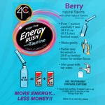 4C_Energy_Rush_Stix,_Berry_1_Pack,_18_Count,_Single_Serve_Water_Flavoring_Packets,_Sugar_Free_with_Taurine,_On_the_Go_Bundle
