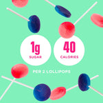 SmartSweets_Lollipops,_3oz,_Blue_Raspberry_&_Watermelon_Flavors,_Hard_Candy_with_Low_Sugar_(1g),_Low_Calorie_(40),_No_Artificial_Sweeteners,_Plant-Based,_Gluten-Free