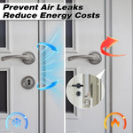 118_Inch_Wedge-Shape_Weather_Stripping_Door_Seal,Windows_and_Doors_Insulation,Self_Adhesive_Insulation_Foam_Anti-Collision_Strip,Weatherstrip_Tape_for_Door_Soundproofing,Noise_Drafts_Blocker,White