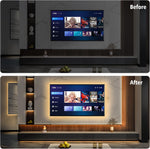 echosari_Strip_Lights_Battery_Operated,_3.3FT_Tape_Light_with_Self-Adhesive_Timer_Dimmable_Cuttable_Remote_Control_for_Indoor_Stairs_Cabinets_Shelves_TV_Home_Decor_(Warm_White/Cool_White)