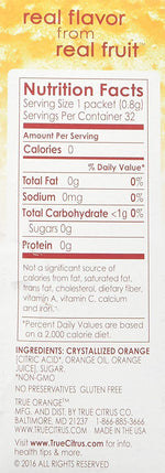 TRUE_ORANGE_Water_Enhancer_(32_Packets)_|_Zero_Calorie_Water_Flavoring_|_For_Water,_Bottled_Water,_Iced_Tea_&_Recipes_|_Water_Flavor_Packets_Made_with_Real_Oranges