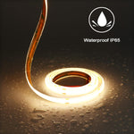 TOPAI_12V_COB_LED_Strip_Light_Warm_White/Natural_White/Cool_White/Blue/Green/Red_Waterproof_IP65_480LEDs/M_Super_Bright_4000Lm_CRI>90_16.4ft/5M_Dotless_High_Density_Cuttable_Flexible_for_Cabinet_Home_DIY_Lighting_Projects