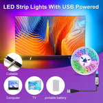 TV_LED_Strip,_3.28ft/6.56ft/9.84ft/13.2ft/16.4ft/32.8ft/50ft/65ft_Smart_RGB_LED_Lights_for_TVs,_Music_Sync_Bluetooth_App_&_Remote_Control,_USB-Powered_for_Gaming,_Bedroom,_PC,_Home_Theater
