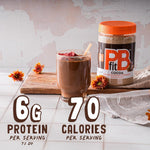 PBfit_15_Ounce_Peanut_Butter_Powder_Chocolate_Flavor,_Cocoa_Powdered_Peanut_Butter_Spread_From_Real_Roasted_Peanuts_and_Cocoa,_6g_of_Protein_7%_DV,_Gluten-Free,_70_calories,_88%_less_fat_(Pack_of_1)