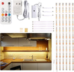 WOBANE_Under_Cabinet_LED_Lighting_Kit,_6_PCS_Dimmable_LED_Strip_Lights_with_Remote_Control_Dimmer,_24W_Adapter,_Hidden_2700K_Warm_White/_Natural_White_Set,_Bright_1500lm,_Timing,_Kitchen,_Counter,_Shelf,_Showcase