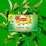 Lipton_Peach_Green_Tea_Bags,_Flavored,_Unsweetened_Teabags_for_Hot_Tea_or_Peach_Iced_Tea_with_Caffeine_and_Flavonoids,_20_Total_Tea_Bags