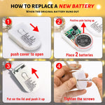 6PCS_Fairy_Lights_Battery_Powered_with_Remote,_7ft_20LEDs_Twinkle_Mini_Lights_with_Timer,_Waterproof_Small_Silver_Wire_Firefly_Starry_for_DIY_Wedding_Party_Christmas