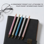 Seven_Days_of_The_Week_Pen_Describing_Mentality,Glitter_Ballpoint_Pens,Black_Ink_Medium_Point_1.0_mm_Gift_Pens,_Cute_Pens_Office_Supplies_for_Women