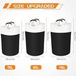 BlissTotes_Laundry_Basket,_Laundry_Hamper,_Collapsible_Laundry_Baskets,_Dirty_Clothes_Hamper,_Waterproof_with_Foam_Protected_Aluminum_Handles_for_College_Dorm,_Family