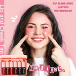 6_Colors_Lip_Tint_Stain_Set,_Korean_Lip_Gloss_Mini_Liquid_Lipstick,_Lip_and_Cheek_Tint,_Long_lasting_Non-Stick_Cup_Waterproof_Makeup