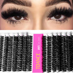 Fluffy_Eyelash_Extensions_Kit_With_280pcs_Thick_Cluster_Lashes,60D_80D_Individual_Lashes,_Lash_Bond,_Seal_Glue,_Applicator_for_Beginners(Kit-Fluffy-60D+80D-280PCS)_Makeup_Cosmetic_Eyelashes_Extensions