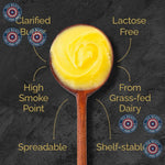 4th_&_Heart_California_Garlic_Grass-Fed_Ghee,_Clarified_Butter,_Keto,_Pasture_Raised,_Non-GMO,_Lactose_and_Casein_Free,_Certified_Paleo_(9_Ounces)