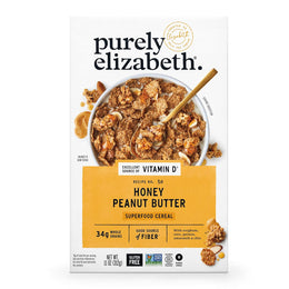Purely_Elizabeth,_Honey_Peanut_Butter,_Superfood_Cereal_with_Vitamin_D_(1_Box,_11oz),_6g_Fiber