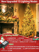 LED_Christmas_Lights,_13_Modes_Extendable_Christmas_Tree_Lights_with_Timer_&_Memory,_Waterproof_Twinkle_Fairy_Lights_Green_Wire_Outdoor_String_Lights_Indoor_for_Xmas_Tree