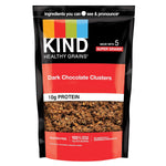 KIND_Healthy_Grains_Granola,_Dark_Chocolate_Clusters,_Healthy_Snacks,_Gluten_Free,_100%_Whole_Grains,_10g_Protein,_11oz,_1_Count