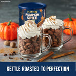PLANTERS_Fall_Edition_Pumpkin_Spice_Almonds,_Pumpkin_Spice_Snacks,_Cooking_&_Baking_Nuts_&_Seeds,_Flavored_Almonds,_Seasonal_Nuts,_Fall_Party_Snacks,_Plant-Based_Protein,_15.25_oz_Canister