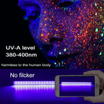 GREENIC_USB_Black_Light_Bar,_10W_1ft_Upgraded_UV_LED_Blacklight_Strip_Lights,_Small_Black_Lights_for_Glow_Party,_Posters,_Tapestry,_Room,_Bedroom_Decor,_Body_Paint,_Halloween_Decorations,_2_Pack