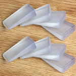 8_Pcs_Clear_Shims,_Shims_for_Leveling_Furniture,_Trimmable_Hard_Wedges_Table_Shims,_Plastic_Wedge_Toilet_Shim,_Furniture_Leveler_Wedges,_Rubber_Texture,_Perfect_for_Level_Uneven_Doors,_Floors