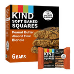 KIND_Soft_Baked_Squares,_Peanut_Butter_Almond_Flour_Blondie,_Healthy_Snack_Bars,_Gluten_Free,_5g_Protein,_6_Count