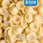 De_Cecco_Orecchiette_No._91_Pasta,_16_Oz,_Authentic,_Slow_Dried,_Made_with_Durum_Wheat,_Versatile_Pasta_for_Sauces_&_Recipes,_Made_in_Italy