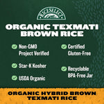 RiceSelect_Organic_Texmati_Brown_Basmati_Rice,_Premium_Non-GMO_Gluten-Free_Long-Grain_Brown_Rice,_32-Ounce_Jar