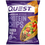 Quest_Nutrition_Loaded_Taco_Tortilla_Style_Protein_Chips,_19g_Protein,_4g_Net_Carb,_Low_Carb,_Gluten_Free,_1.1_oz_(Pack_of_4)