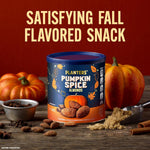 PLANTERS_Fall_Edition_Pumpkin_Spice_Almonds,_Pumpkin_Spice_Snacks,_Cooking_&_Baking_Nuts_&_Seeds,_Flavored_Almonds,_Seasonal_Nuts,_Fall_Party_Snacks,_Plant-Based_Protein,_15.25_oz_Canister