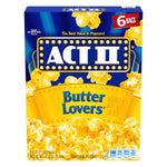 ACT_II_Butter_Lovers_Microwave_Popcorn,_6_ct_2.75_oz_Bags