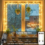 suddus_Indoor_Christmas_Lights_with_Remote,_Warm_White_String_Lights_Plug_in_with_Timer,_33ft_100_LED_Twinkle_Fairy_Lights_for_Bedroom_Xmas_Tree_Wreath_Garden_Party_Outdoor_Thanksgiving_Decorations