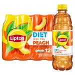 Lipton_Diet_Peach_Iced_Tea,_16.9_Fl_Oz_Bottles_(Pack_of_12)