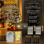 suddus_Fairy_Lights_Battery_Operated_with_Remote,_LED_Dimmable_Twinkle_Lights_with_Timer,_Waterproof_Copper_Wire_String_Lights_for_Bedroom,_Christmas,_Tree,_Indoor_Outdoor_Decor