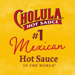 Cholula_Hot_Sauce,_Extra_Hot,_Product_of_Mexico,_Blend_of_Arbol_&_Piquin_Peppers_for_Bringing_Extra_Hot_Heat_to_Tacos,_Eggs,_Pizza_and_More,_5_fl_oz