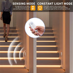 PAUTIX_COB_LED_Strip_with_Motion_Sensor,5V_USB_LED_Tape_Light_2700K/4000K,CRI90+_Super_Bright,Dimmable_Motion_Activated_LED_Strip_Light_for_Bedroom,Cabinets,Kitchen,Stair,Closet_Lighting_Projects