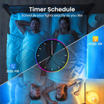 60ft/100ft/120ft_Bluetooth_LED_Strip_Lights,SMD_5050_Music_Sync_LED_Lights_Strip,RGB_Color_Changing_LED_Lights_with_Remote,Smart_Phone_APP_Control,LED_Lights_for_Bedroom,Ceiling,Room_DIY