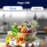 maylit_Under_Cabinet_LED_Strip_Lighting_Hardwired_24in/48in/72in,_Ultra_Bright_Small_LED_Light_Bar,_6000K_Cool_White,_110V-120V_Wired_Lights_for_Kitchen_Cabinet,_Counter,_Workbench,_Desk,_Closet,_Shelf,_Indoor