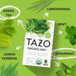 TAZO_Organic_Zen_Green_Tea,_Caffeinated_Tea_with_Refreshing_Lemongrass_&_Spearmint,_16_Total_Bags